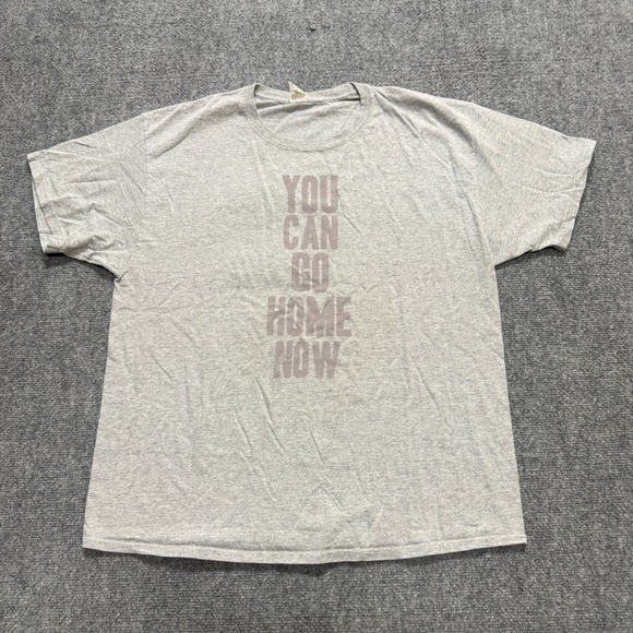 Other - VTG Hanes You Can Go Home Now T-shirt Men's XL Gray Y2K Kobe Mamba